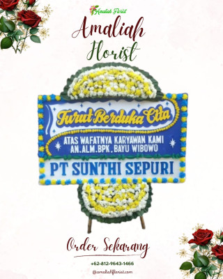 Papan Bunga Duka di Wonotinggal
